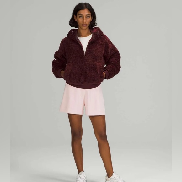 Lululemon Textured Fleece Half Zip Hoodie - Picture 5 of 9